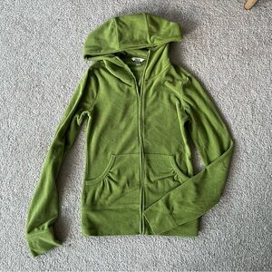 Jacob Women’s Lime Green Fleece Zip-Up Hoodie